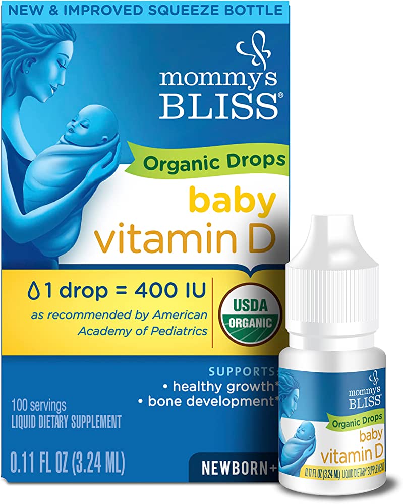 مکمل ویتامین دی Mommy’s Bliss Organic Baby Vitamin D Drops