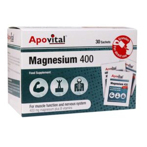 ساشه منیزیم 400 تعداد30 عدد آپوویتال Apovital