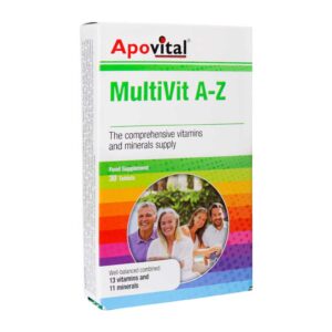 قرص مولتی ویت A تا Z تعداد 30 عدد آپوویتال Apovital