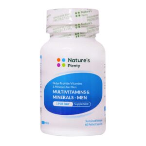 کپسول مولتی ویتامین و مینرال آقایان60 عدد نیچرز پلنتی Natures Plenty