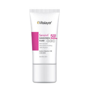 کرم ضد آفتاب SPF50 پوست حساس 50 میلی لیتر ویتالیر Vitalayer