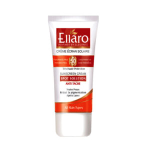 کرم ضد آفتاب ضد لک اسپات سولوشن SPF 50 بی رنگ 40 میلی لیتر الارو Ellaro